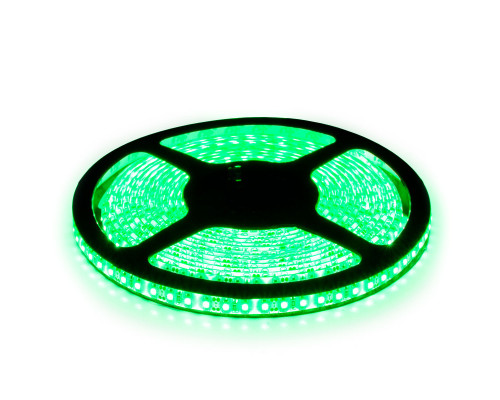 Світлодіодна стрічка B-LED 3528-120 G IP65 зелена, герметична, 1м
