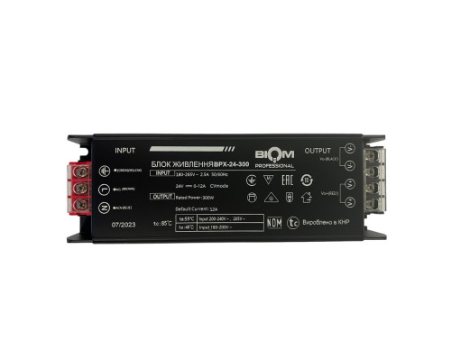 Блок живлення BIOM Professional DC24 300W BPX-24-300 12,5А