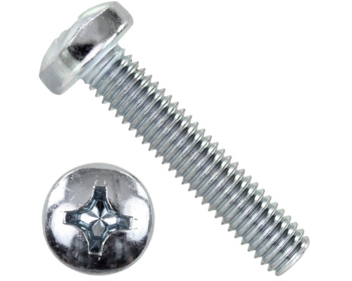 Гвинт с лінзоподібною головой оцинкований DIN 7985 2х20 1000 шт.