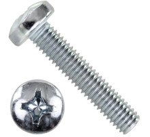 Гвинт с лінзоподібною головой оцинкований DIN 7985 4х20 500 шт.