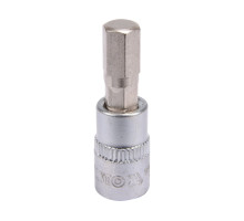 Головка торцева YATO квадрат 1/4 HEX M7, L= 37 мм (YT-04374)