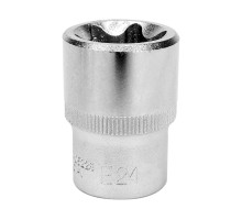 Головка торцева YATO : TORX E24, квадрат 1/2″, L= 38 мм. CrV (YT-05228)