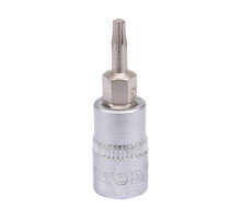 Головка торцева YATO квадрат 1/4 TORX Т10, L= 37 мм (YT-04302)