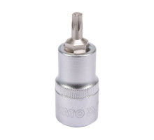 Головка торцева YATO квадрат 1/2 TORX Т27, L= 55 мм (YT-04312)