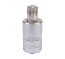 Головка торцева YATO квадрат 1/2 TORX Т60, L= 55 мм (YT-04318)