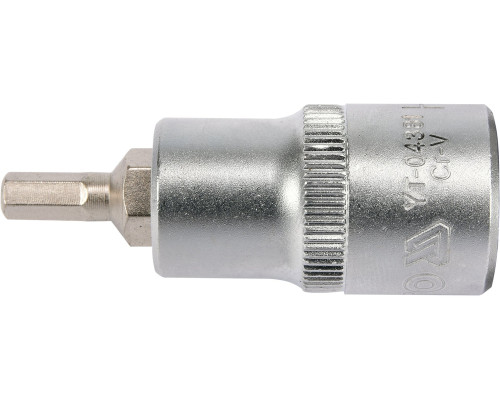 Головка торцевая YATO квадрат 1/2 HEX M5, L= 55 мм (YT-04381)