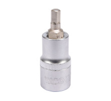 Головка торцева YATO квадрат 1/2 HEX M6, L= 55 мм (YT-04382)