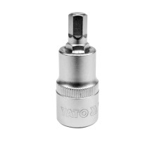 Головка торцева YATO квадрат 1/2 HEX M8, L= 55 мм (YT-04384)