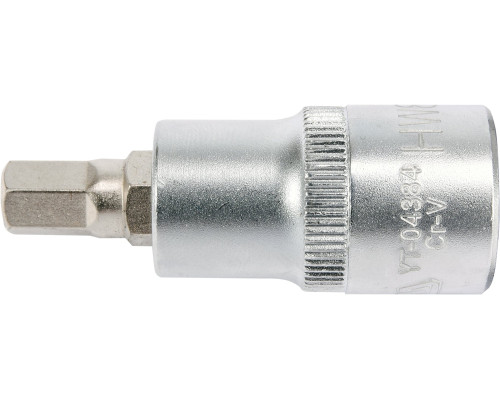 Головка торцевая YATO квадрат 1/2 HEX M8, L= 55 мм (YT-04384)