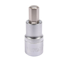 Головка торцева YATO квадрат 1/2 HEX M10, L= 55 мм (YT-04385)