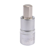 Головка торцева YATO квадрат 1/2 HEX M12, L= 55 мм (YT-04386)