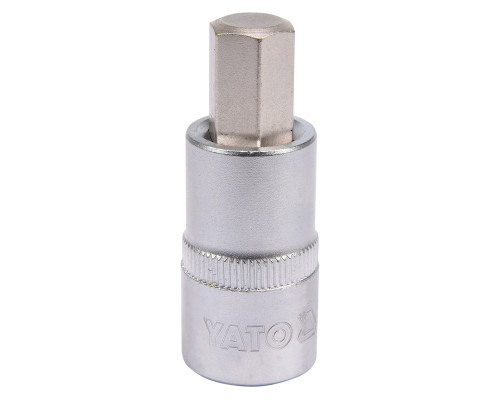 Головка торцевая YATO квадрат 1/2 HEX M12, L= 55 мм (YT-04386)