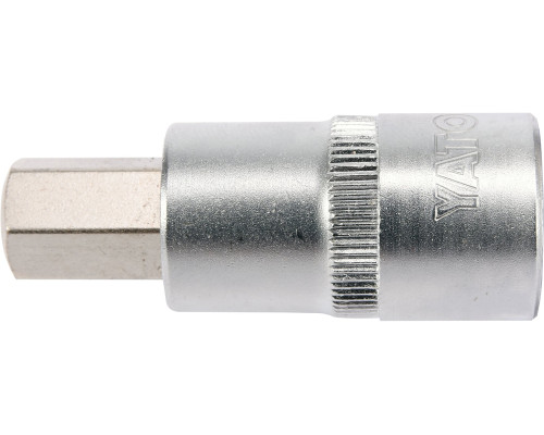 Головка торцевая YATO квадрат 1/2 HEX M12, L= 55 мм (YT-04386)