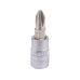 Головка торцевая YATO квадрат 1/4 Philips PH2, L= 37 мм (YT-04412)