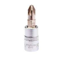 Головка торцева YATO квадрату 1/4 Pozidriv PZ2, L= 37 мм (YT-04418)
