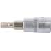 Головка торцевая YATO квадрат 1/4″. HEX M4, L= 37 мм (YT-04371)