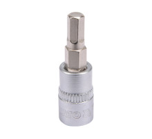 Головка торцева YATO квадрат 1/4″. HEX M5, L= 37 мм (YT-04372)