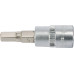 Головка торцевая YATO квадрат 1/4″. HEX M5, L= 37 мм (YT-04372)