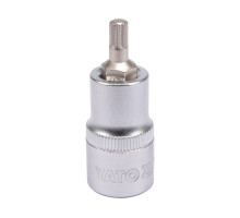 Головка торцева YATO квадрат 1/2 SPLINE M6, L= 55 мм (YT-04341)