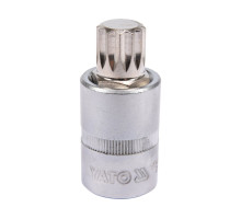 Головка торцева YATO квадрат 1/2 SPLINE M16, L= 55 мм (YT-04346)