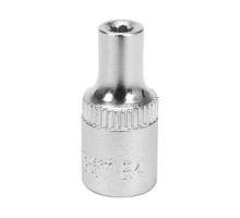 Головка торцева YATO : TORX E4, квадрат 1/4″, L= 25 мм. CrV (YT-05211)