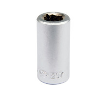 Перехідник для насадок викруткових YATO : квадрат 1/4″(F) HEX- 1/4 (M)6,3 мм, L= 24 мм (YT-1297)