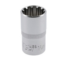 Головка торцева YATO : квадрат 1/2″, Spline, M= 16 мм, L= 38 мм (YT-1468)