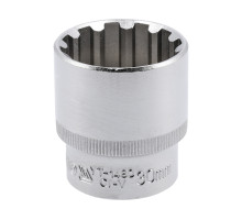 Головка торцева YATO : квадрат 1/2″, Spline, M= 30 мм, L= 42 мм (YT-1480)
