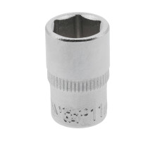Головка торцева 6-гранна YATO : квадрат 1/4″, М= 11 мм, L= 25 мм (YT-1410)