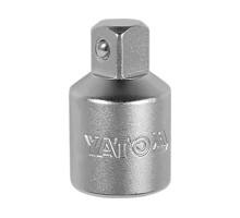 Перехідник для головок торцевих YATO : квадрат 1/4″(F) - 3/8″ (М), L=25 мм (YT-1438)