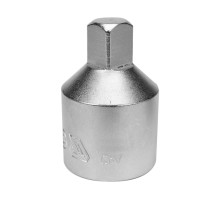 Перехідник для головок торцевих YATO : квадрат 3/8″(F) - 1/2″ (М), L= 35 мм. (YT-3854)