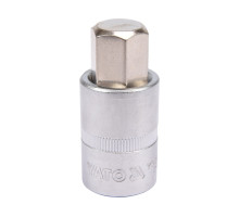 Головка торцева YATO квадрат 1/2 HEX M17, L= 55 мм (YT-04388)