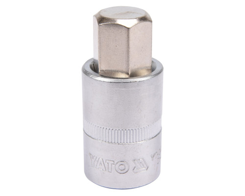 Головка торцевая YATO квадрат 1/2 HEX M17, L= 55 мм (YT-04388)