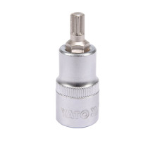 Головка торцева YATO квадрат 1/2 SPLINE М8, L= 55 мм (YT-04342)