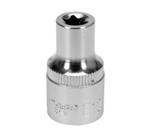 Головка торцева YATO : TORX E10, квадрат 1/2″, CrV, DIN 2124 [Блістер] (YT-05245)