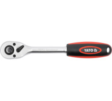 Тріщатка YATO : квадрат 1/2″, L= 255 мм, 90Т (YT-03243)