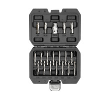 Набір біт екстракторів для викручування Hex і Torx YATO з шпинделем 1/4і 3/8, 19 елем. (YT-04584)