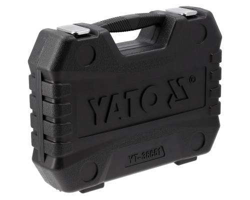 Набор головок торцевых SPLINE YATO квадрат 1/4″, 3/8″, 1/2″, (YT-38651)