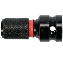 Перехідник ударний з 1/2на HEX- 1/4 YATO, L= 50 мм (YT-04691)