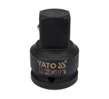 Перехідник ударний YATO : квадрат 3/4″ - квадрат 1″, L= 63 мм (YT-1168)