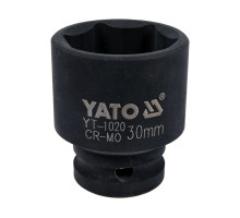 Головка торцева ударна 6-гранна YATO : квадрат 1/2″, М= 30 мм, L= 48 мм (YT-1020)