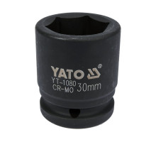 Головка торцева ударна 6-гранна YATO : квадрат 3/4″, М= 30 мм, L= 53 мм (YT-1080)