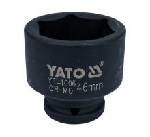 Головка торцева ударна 6-гранна YATO : квадрат 3/4″, М= 46 мм, L= 62 мм (YT-1096)
