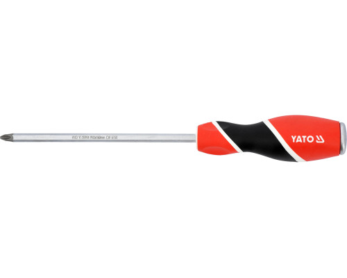 Отвертка крестовая ударная YATO : Philips PH2 х 150 мм (YT-25994)