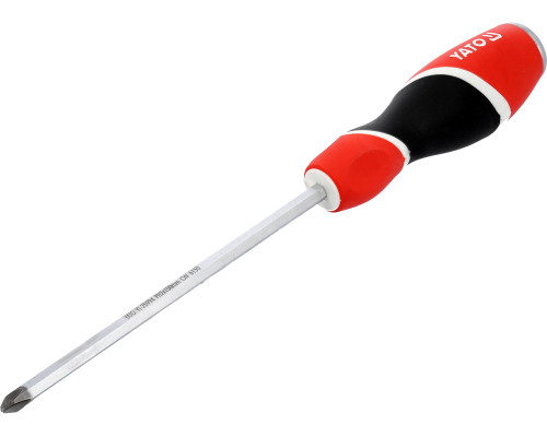 Отвертка крестовая ударная YATO : Philips PH2 х 150 мм (YT-25994)