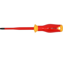 Викрутка з шліцом TORX діелектрична ізольована YATO: T30х 125/ 233 мм, оголений шліц- 17 мм (YT-282673)
