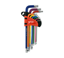 Ключі TORX YATO : Т10- Т50, Г-подібні, 2-сторонні, HRC 58-62, S2 (YT-05633)