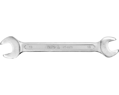 Ключ рожковый YATO : CrV, М=18х19 мм, l=220 мм (YT-0373)
