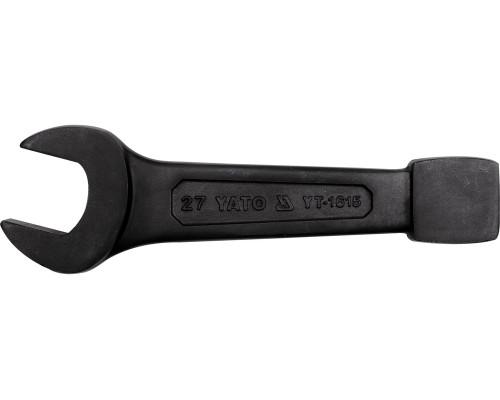 Ключ рожковый ударный YATO : М= 27 мм, L= 180 мм, CrV (YT-1615)