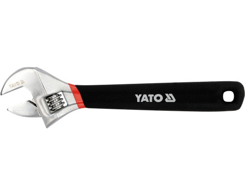 Ключ розвідний YATO : L= 250 мм. гумова ручка (YT-21652)